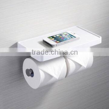 Stainless Steel Bathroom Shelf With Toilet Paper Holder / Wall Mounted Bathroom Shelf / Bathroom Accessory photo-2