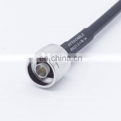 CU/CCS/CCA 50ohm Low Loss  RG213  PE/PVC outer jacket Coaxial Cable