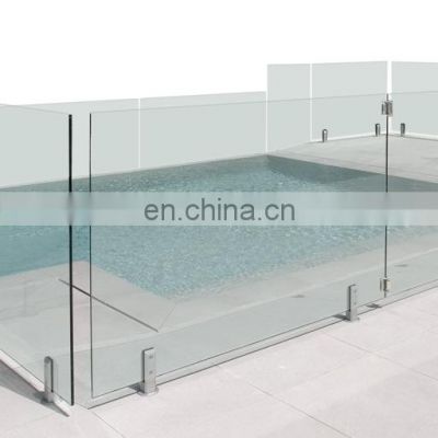 Pool Fence Glass Railing Design Glass Balustrade Stainless Steel Glass Pool Fence Spigot