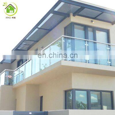 Factory Price Stainless Steel Channel Handrai Balcony Balustrade Steel Cupboard Price Glass Railing Designs photo-3