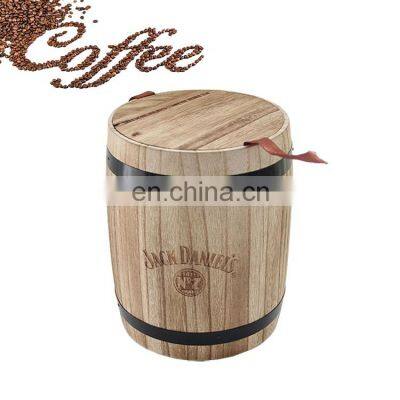 Vitalucks Unfinished Paulownia Oak Small Wooden Barrel For Package,Customized Home Decoration Barrels