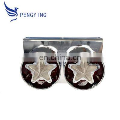 Square  Leds Stop Turn Tail Light Truck Trailer