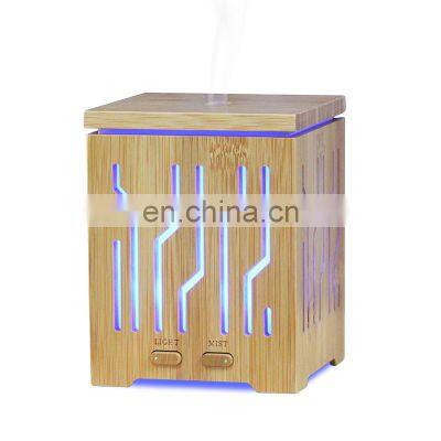 Aromatherapy Pure Oil Defuser Electric Ultrasonic Real Bamboo Essential Oil Diffuser Humidifier