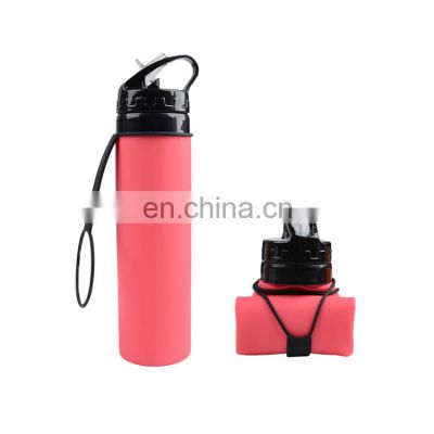 Outdoor Portable Silicone Collapsible Sports Water Bottle