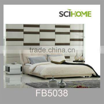 scihome home cheap modernwhite leather bedroom furniture set for adults