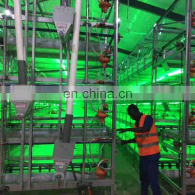 China Commercial Prefabricated Automatic Steel Structure Layer Chickens Poultry Farm House Design