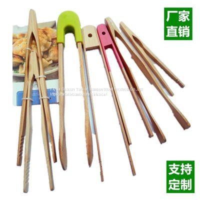 Bamboo tongs for bread /bambu tong big tong for BBQ from Twinkle Bamboo food tongs