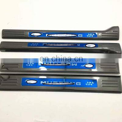 Factory Direct For Ford Mustang 2015-2019 Auto Part Setup Accessories Door Sill Scuff Plate Cover