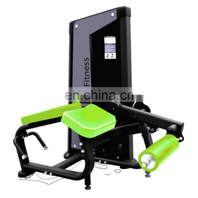 Professional Fitness Strength Training FH01 Green Color Pulley Cable Prone Leg Curl Machine