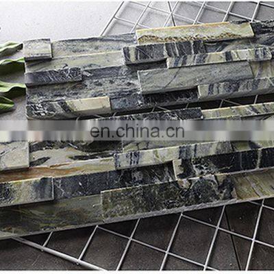 Decorative Exterior Wall Culture Stone Marble Cladding Slate Covering Classic Wall Tiles Finish in Black Spanish
