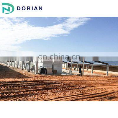 High strength multi-span chicken house steel structure chicken farm poultry house