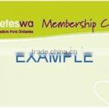 High quality PVC membership card