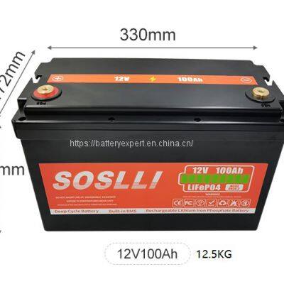 Solar Energy storage battery Lithium battery 12V  50Ah 100Ah 200Ah Solar Battery Pack 12V Battery