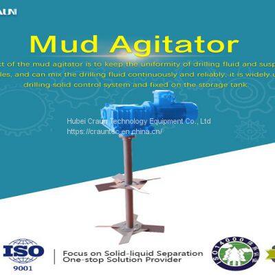 Craun mud agitator for drilling mud