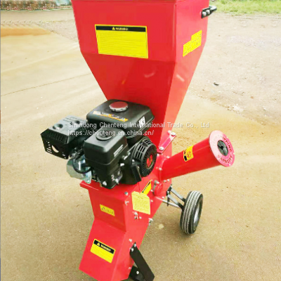 15 horsepower diesel branch crusher for easy crushing of dry and wet branches, multifunctional small gasoline branch crusher