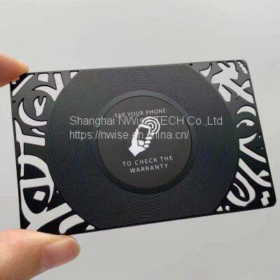 Tap to Share NFC Metal Business Cards