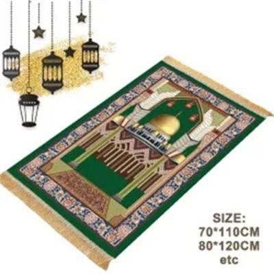 manufacturers solid color antislip foam cotton muslim larger Anti-silp Memory Foam Prayer Mat Muslim  Prayer Mat Thick