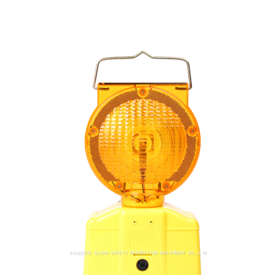 Solar Road Traffic Safety Barricade Warning Light Solar Flashing Warning Lights