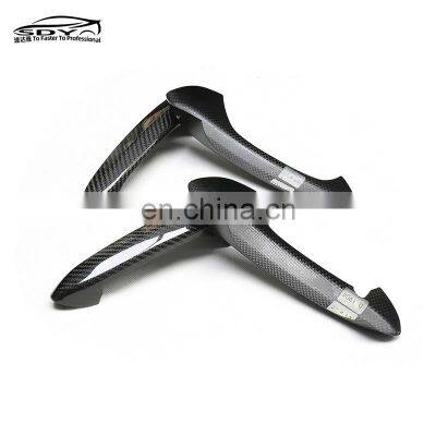 G20 G22 G23 Dry Carbon Fiber Door Handle Grip Cover For BMW 3 Series G20 4 Series G22 G23 photo-4