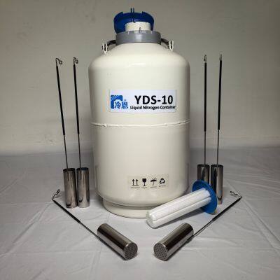 Portable With Handle Liquid Nitrogen Container of Embryo Partition Storage YDS-10-125 photo-5