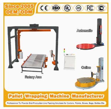 Customized Automatic Shrink Packing Film Pallet Stretch/Strapping machine