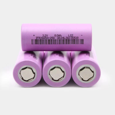 Melasta Rechargeable Lifepo4 Cells Cylindrical IFR26650-25D Low-Temperature Battery (-40℃)2500mAh LiFePO4 Cells