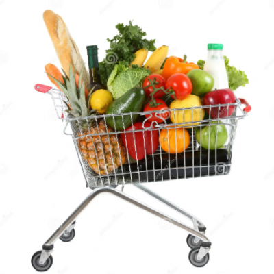 Supermarket Shopping Trolleys-90 Litre Shopping Trolley