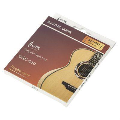 China Factory Phosphor Bronze Coated Acoustic Guitar Strings Set OAC-010 photo-3