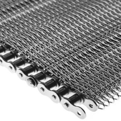 Wholesale Herringbone Encryption Mesh Belt Plain Weave Metal Conveyor Belt for Food Processing Machinery Cut Welded Included