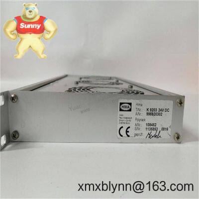 HIMA K9203 (996920302) High-Output Cabinet Fan Module: Keeping Critical Control Systems Cool Under Pressure photo-3