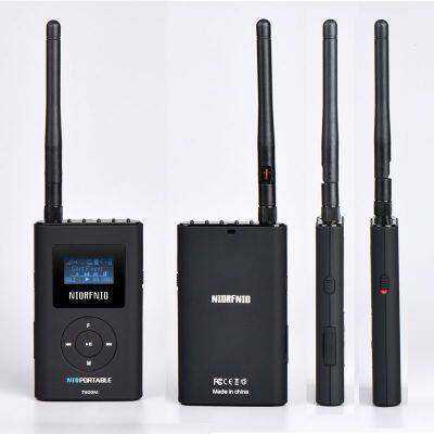 Factory Supply Nile T600m Portable fm Transmitter for Car Mp3 With Cd-like High-fidelity Stereo Sound, Wireless Transmitter for Square Dance