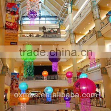 colorful world lantern indoor hotel hang festival Decorations