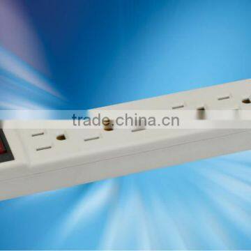 CE ROHS UL Listed Best Price 6 Ground US Outlets 6 Super Charging USB Ports Power Strip / Extension