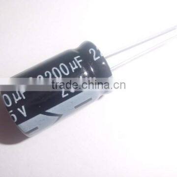 2200UF 25V 13*21mm Aluminum electrolytic capacitors 2200UF/25V