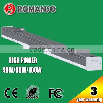High Power Linear Suspended LED Light 40w/80w/100w Led Linear Highbay