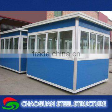 EPS sandwich panel prefab modular kiosk export