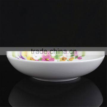 10.5 Inch Coupe Shape New Bone China Colorful Flower and Leaf Decorated Price Competitive Hebei Factory 20PCS Dinnerware Set photo-3