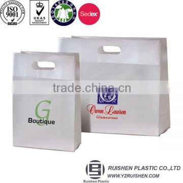 Customer Logo Square Bottom Die Cut Bag