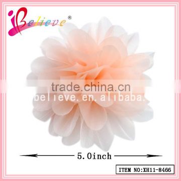 Made in China factory produce large solid flower hair clip for women (XH11-8466)