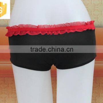 Hot Sell Comfortable Sexy Girls Panty,lace Waistband and Printed Panty photo-4