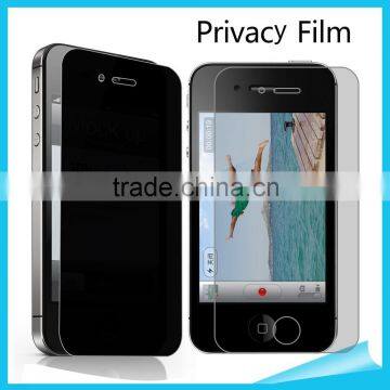 China supply privacy screen protector/guard/film for apple iphone 4 mobile phone