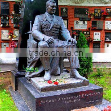 Bronze Column statue Russian leader