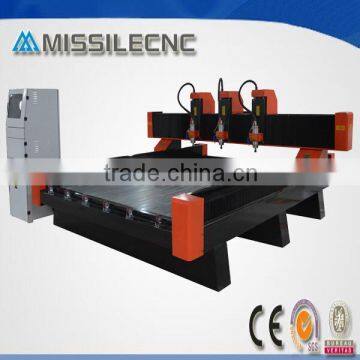 WATER-COOLING SPINDLE CARVING MARBLE STONE CNC ROUTER /ENGRAVING MACHINE 2025 WITH THREE HEADS