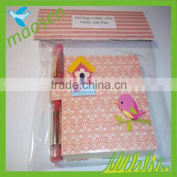 OEM cheap high quality promotional custom notepad/notepad/note book with printing your logo