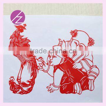 Handmade Chinese folk art handicraft paper cutting art JZ-54