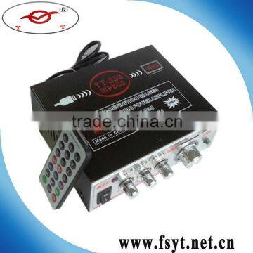 Headphone Class d Amplifier YT-338 With Remote Control Support MP5/USB/SD/DVD/VCD/DV