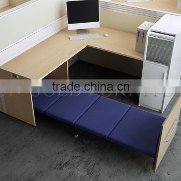 Modern design solid folding bed with office table workstation (SZ-ODA1010)