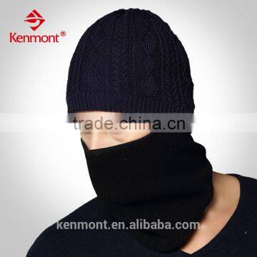 Factory Supply Custom Acrylic and Wool Winter Knitted Beanie Hat