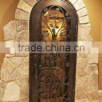 wine cellar door customized size and color,prehung door