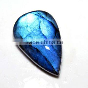 SUPERB QUALITY Natural Blue Flash Fire Labradorite Cabochon Heart Shape 21X33MM Approx Good Quality On Whole Sale Price